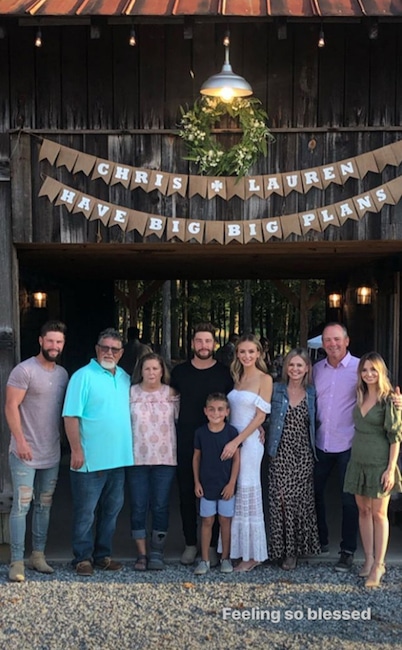 Lauren Bushnell, Chris Lane, Engagement Party